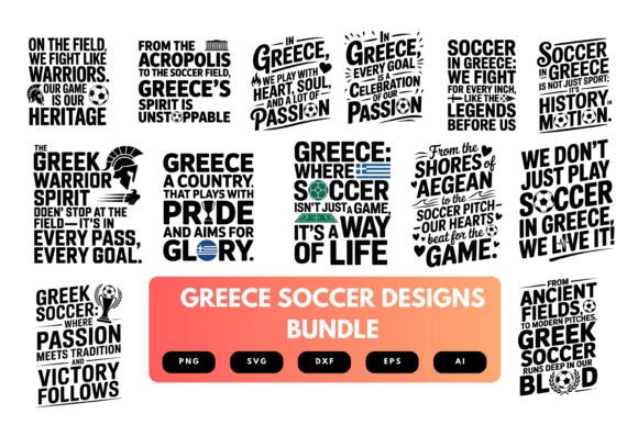 A Greece Soccer SVG Bundle Design Review for Embroidery Projects