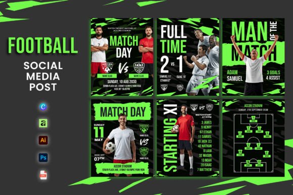 A Pro Publisher’s Review of Green Contrast Soccer Graphics