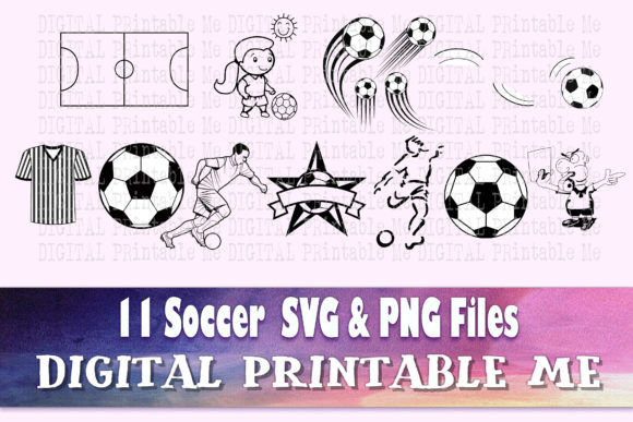 A Soccer Graphics Bundle for Crafters & Entrepreneurs
