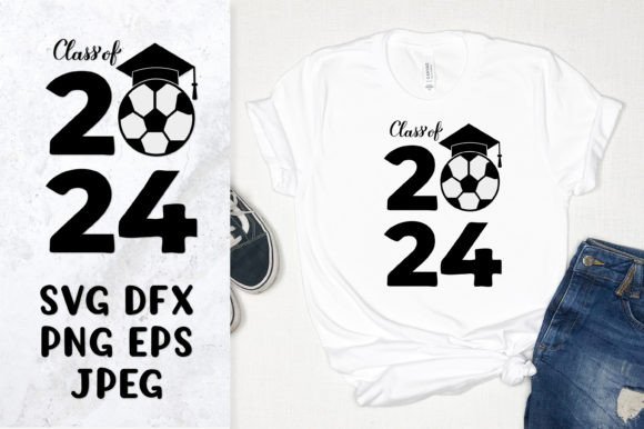 A Soccer & Scholar Graphics Asset for 2024 Graduation Season