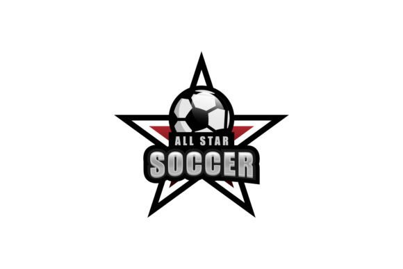 All Star Soccer Emblem Graphics & Logo Design Review
