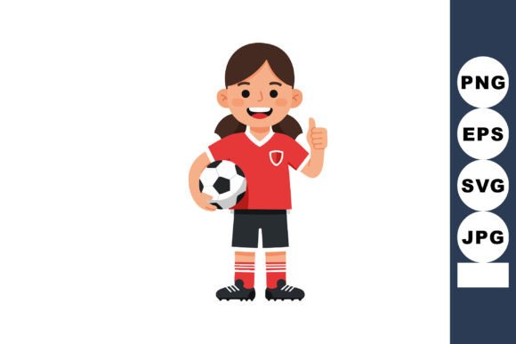 An Embroidery Designer's Take on the Soccer Girl Graphic