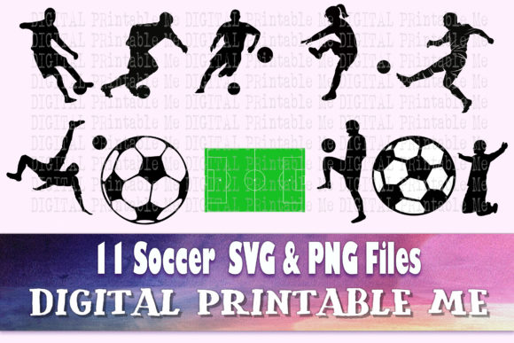 Crafting a Professional Soccer Brand with Silhouette Graphics