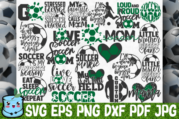 Soccer Bundle: A Commercial Graphics Asset for Craft-Based Businesses