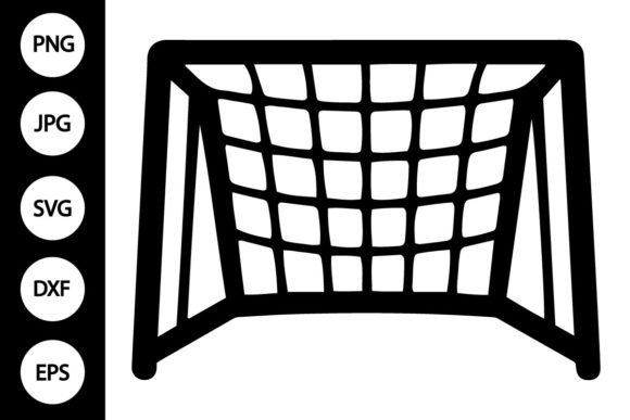 Soccer Goal SVG for Game Day Crafts and Graphics