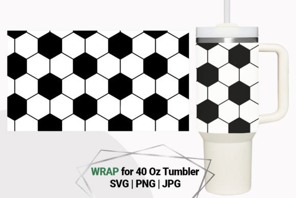 Soccer Wrap for 40 Oz Tumbler: Sport Graphics & Crafts