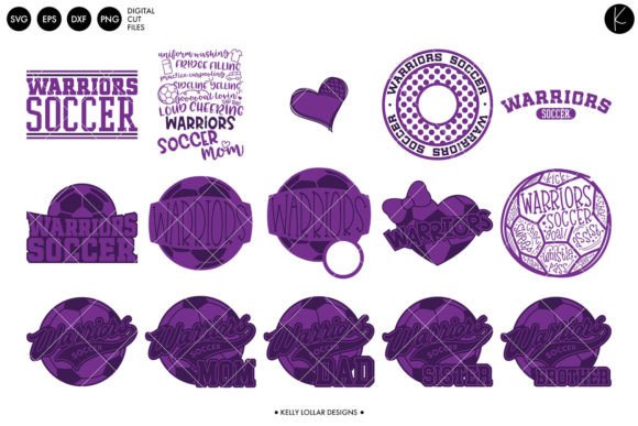 Warriors Soccer Bundle: School Spirit Graphics & Crafts